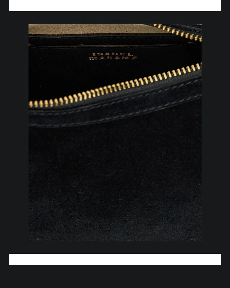 Isabel Marant Shoulder Bag in black, Calfskin Leather — view 4