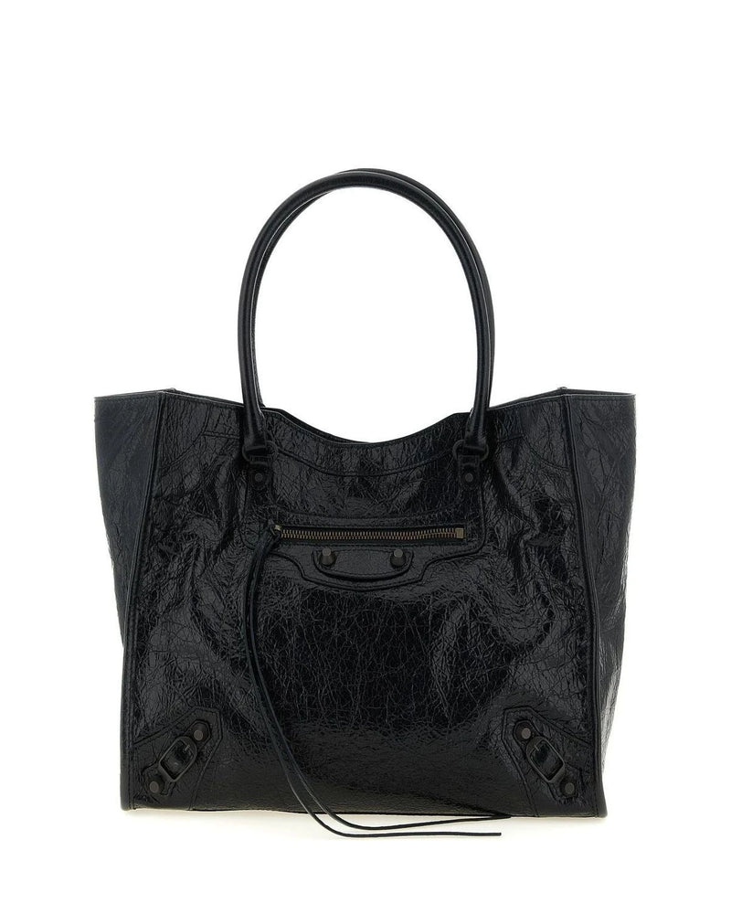 Balenciaga Tote Bag in black, Lamb Leather