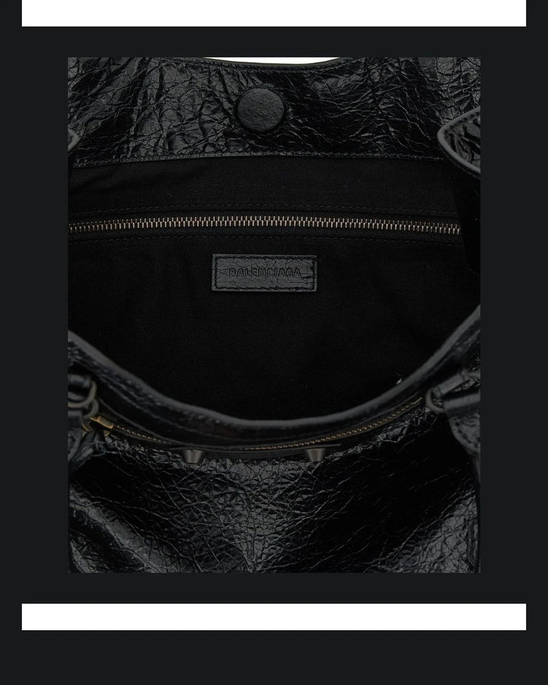 Balenciaga Tote Bag in black, Lamb Leather — view 4