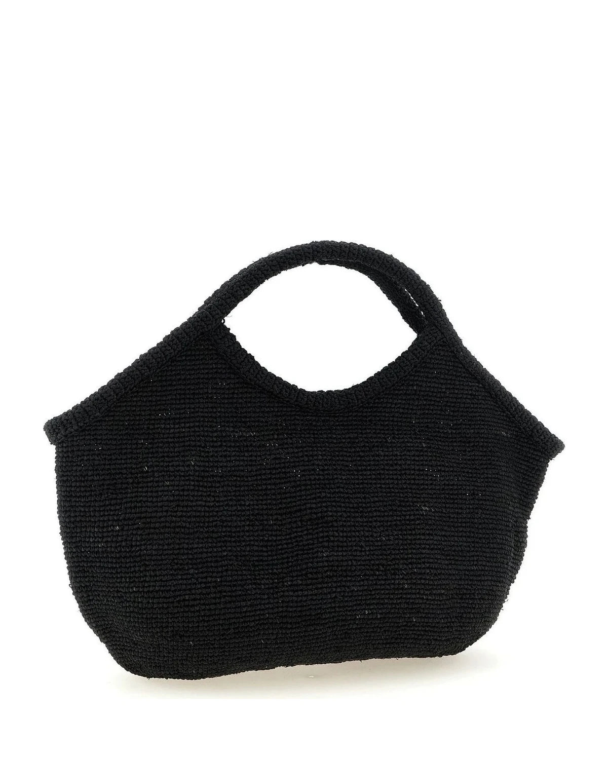 Ibeliv Tote Bag in black, Raffia — view 2