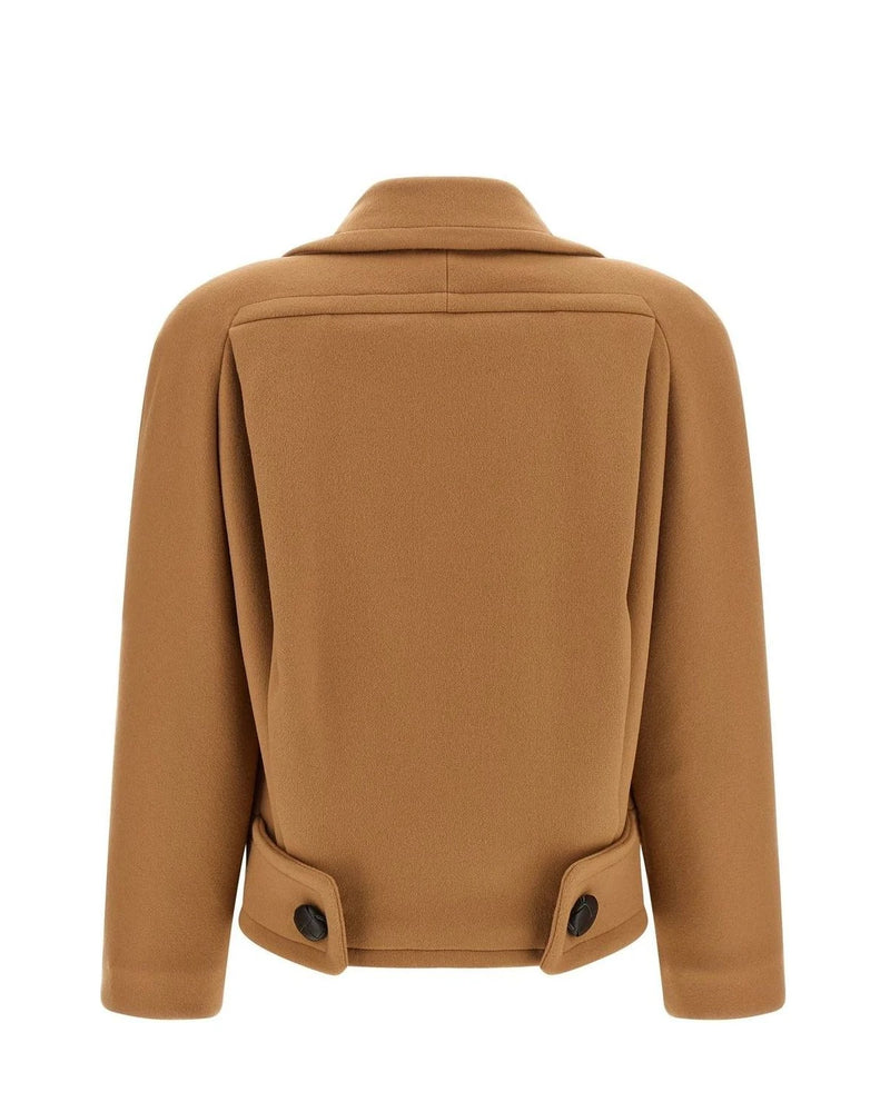 Stella McCartney Pea Coat in beige, Wool — view 2