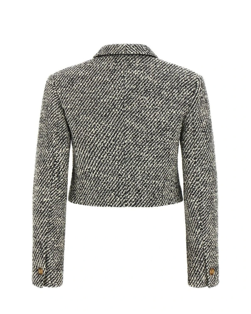 Versace Bolero Jacket in multicolor, Virgin Wool — view 2