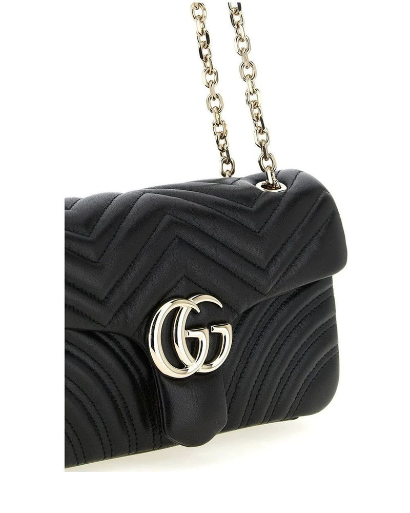 Gucci Cross Body Bag in black, Lamb Leather — view 4