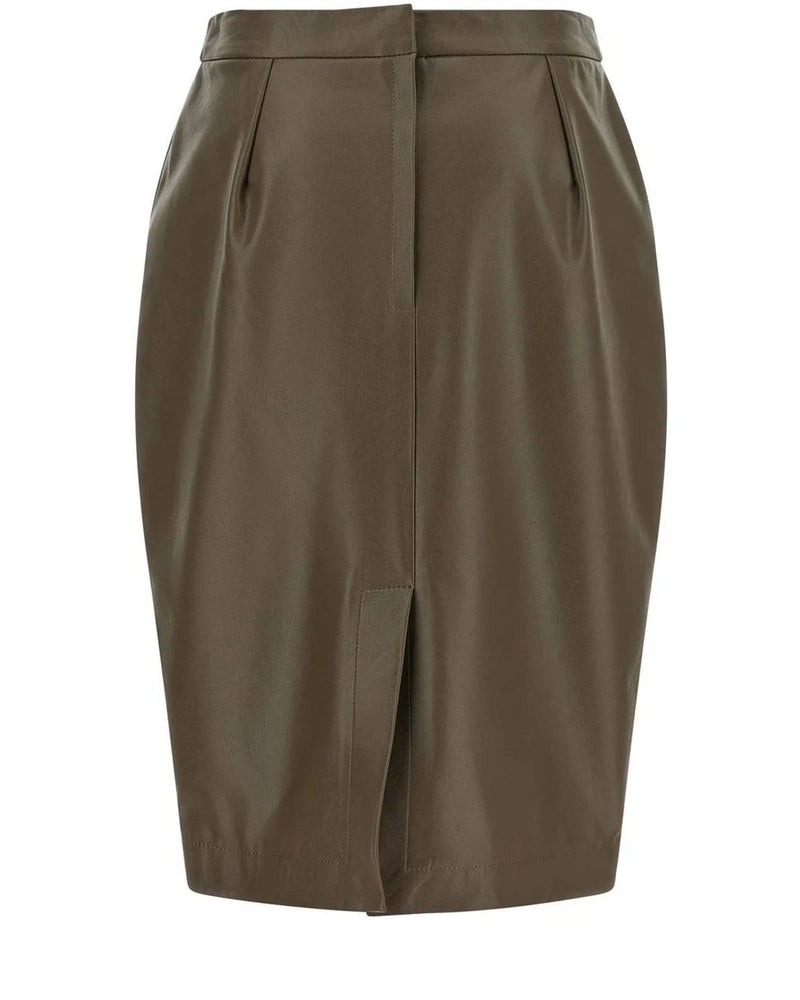 Stella McCartney Skirt in brown, Polyester — view 2