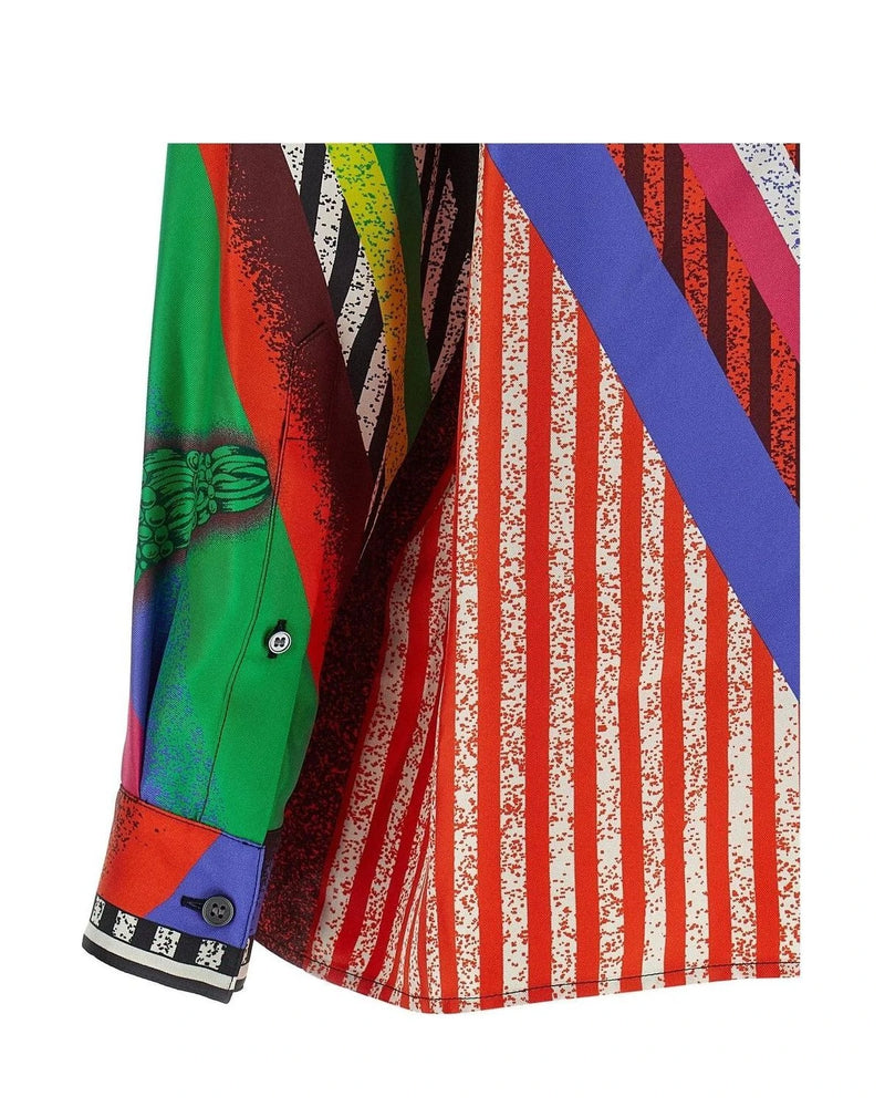 Versace Dress Shirt in multicolor, Silk — view 4