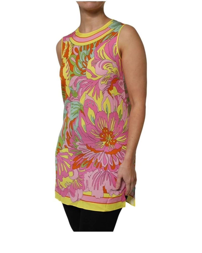 Dolce & Gabbana Tunic in multicolor, Silk — view 3