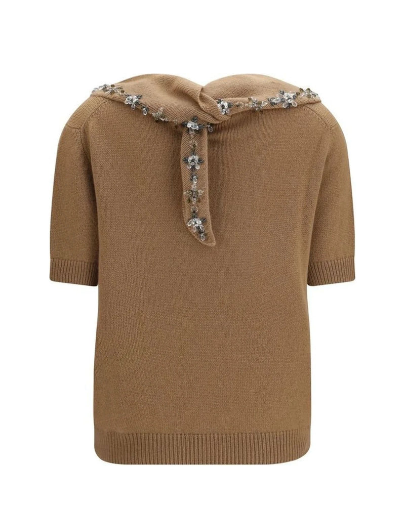 Prada Sweater in brown, Kashmir — view 2