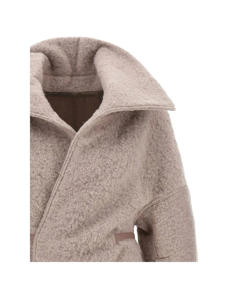 Rick Owens Wrap Coat in multicolor — view 3