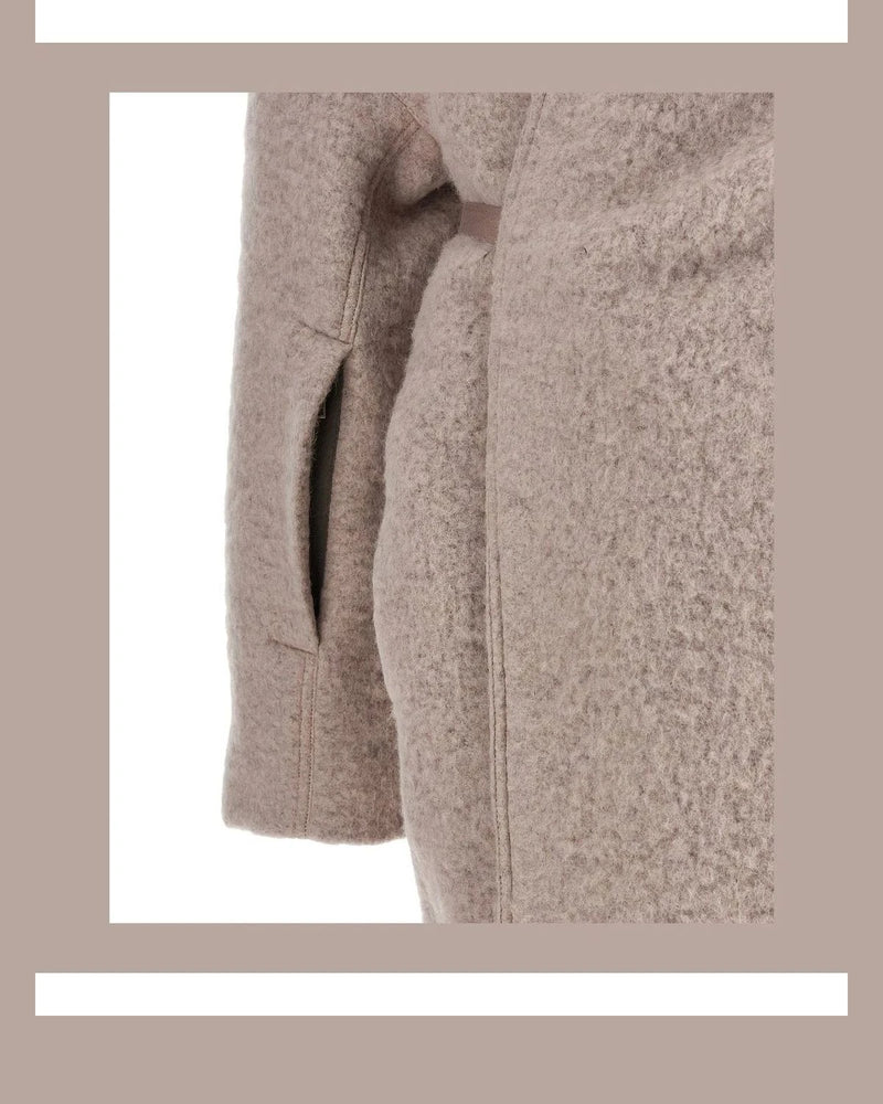 Rick Owens Wrap Coat in multicolor — view 4