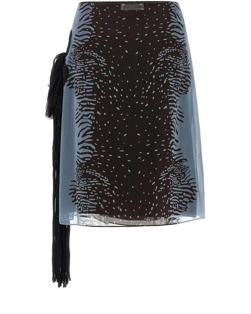 Ferragamo Skirt in multicolor, Silk — view 2