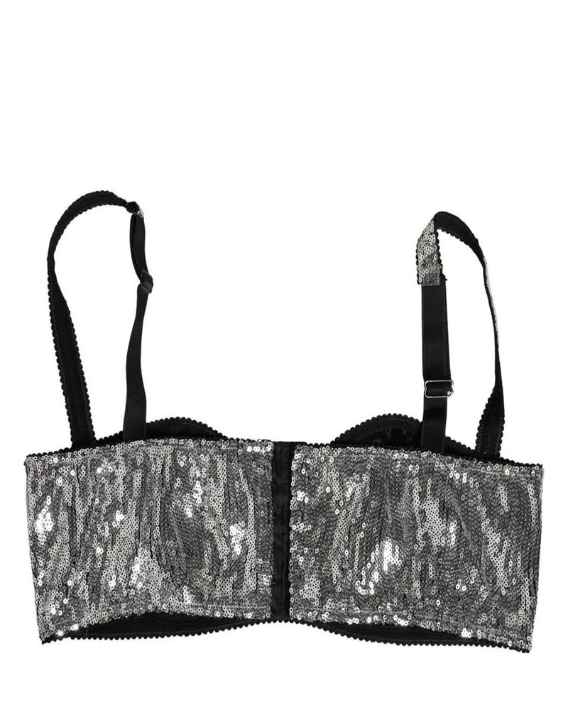Dolce & Gabbana Bra in silver, Nylon Hook — view 5