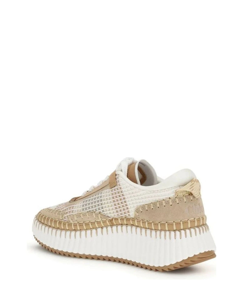 Chloé Sneakers in beige, Polyester — view 3