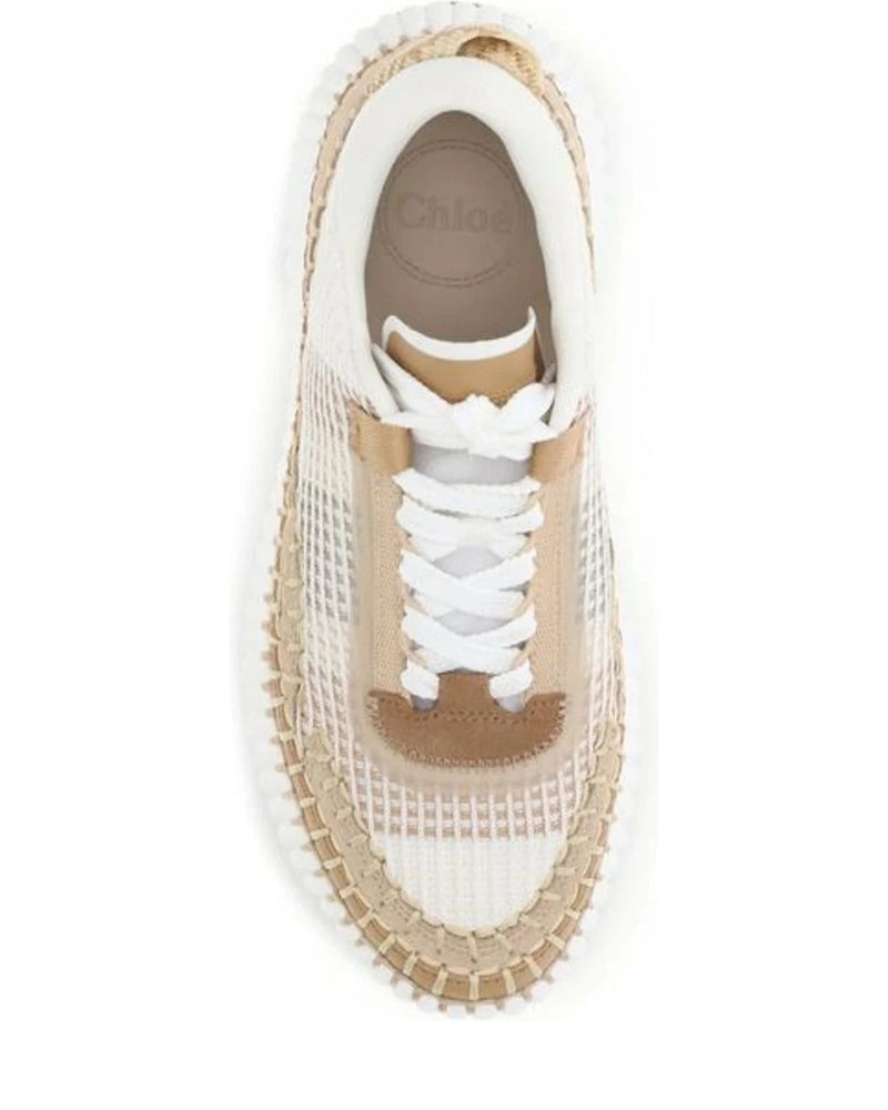 Chloé Sneakers in beige, Polyester — view 4