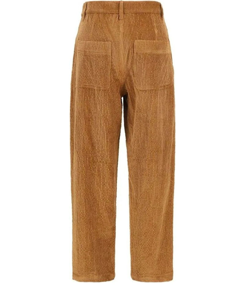 Kristina Ti Trouser in brown, Cotton — view 2