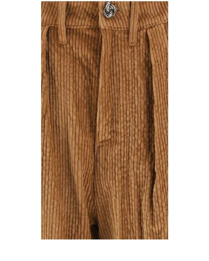 Kristina Ti Trouser in brown, Cotton — view 3