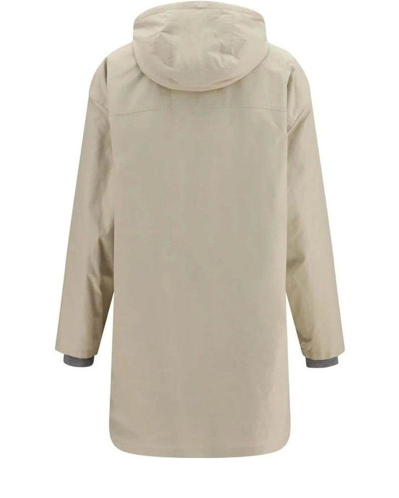 Miu Miu Rain Coat in beige, Cotton — view 2