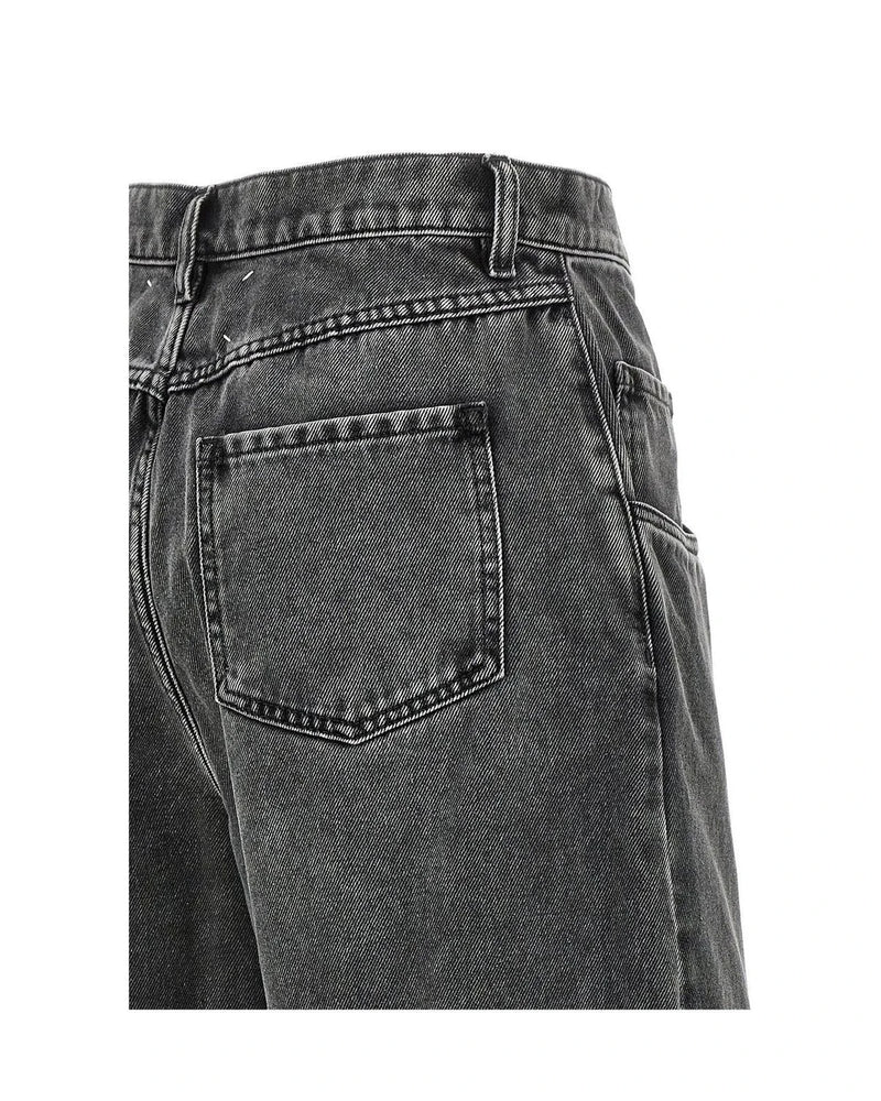 Maison Margiela Jean in black, Cotton — view 4