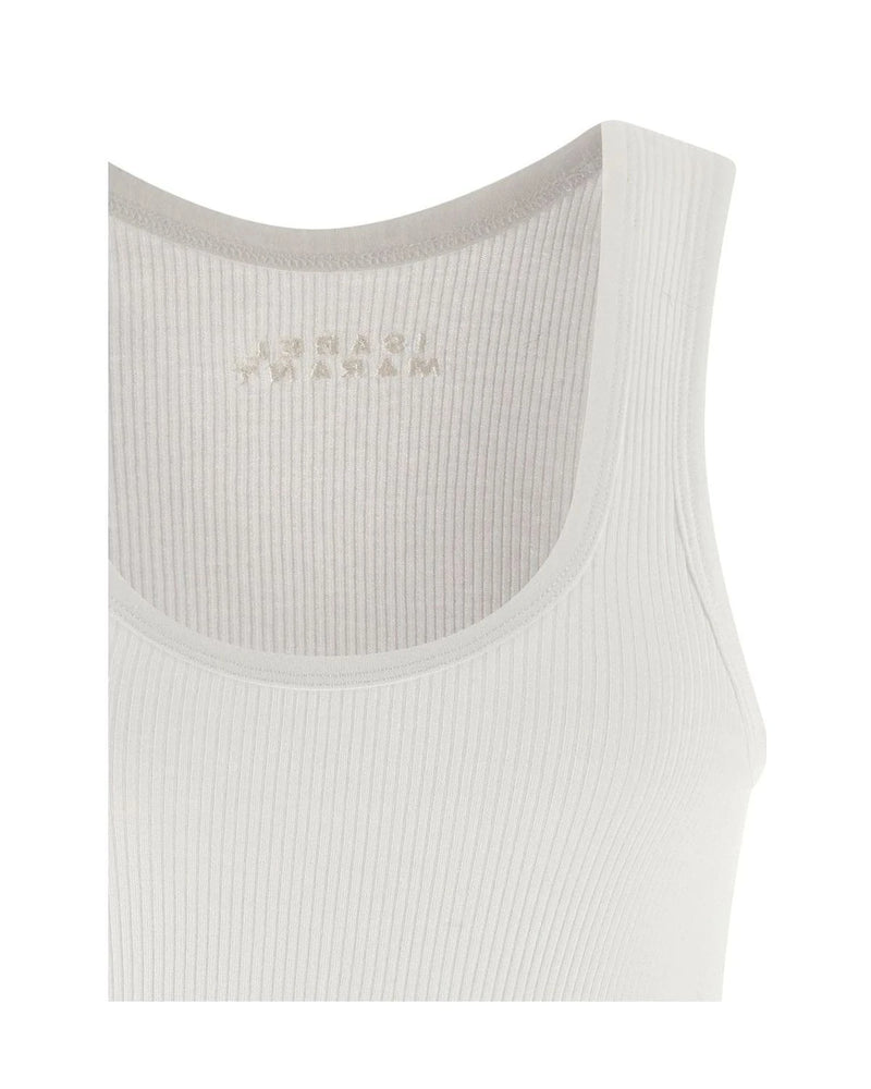 Isabel Marant Tank Top in white, Cotton — view 3