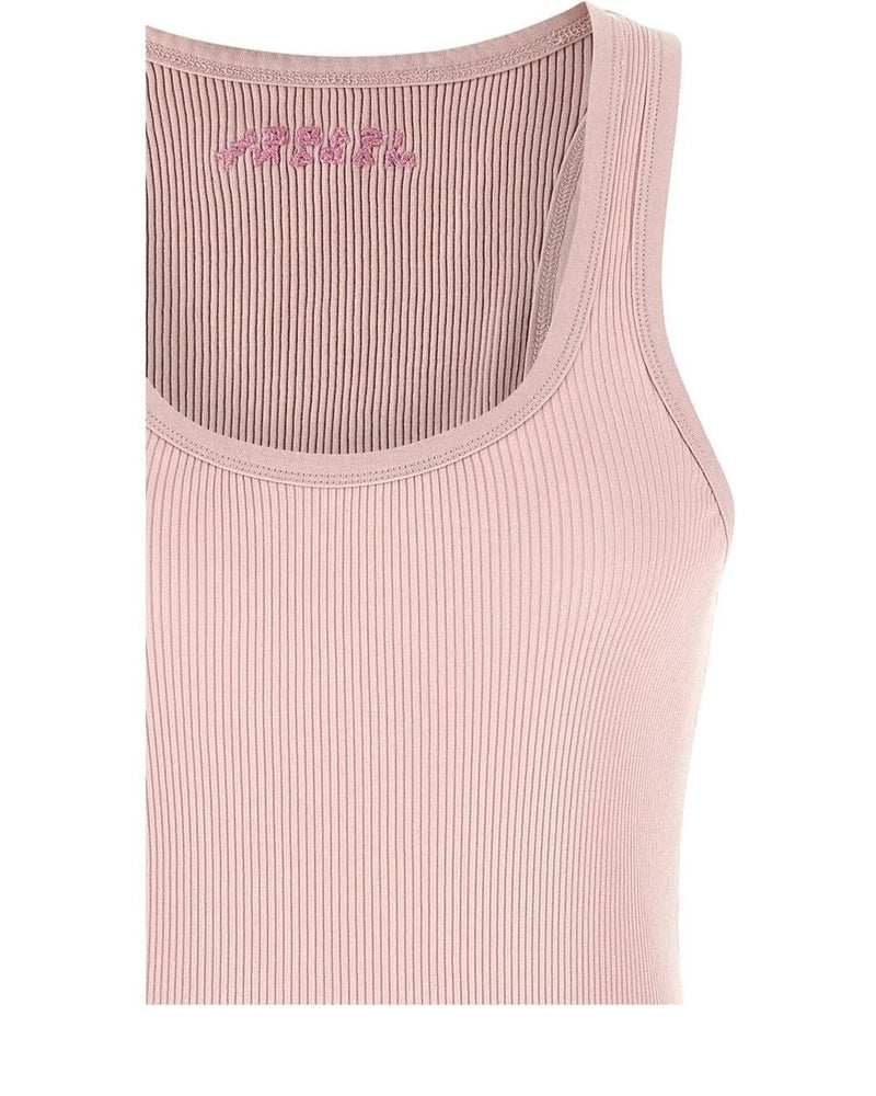 Isabel Marant Tank Top in pink, Cotton — view 3