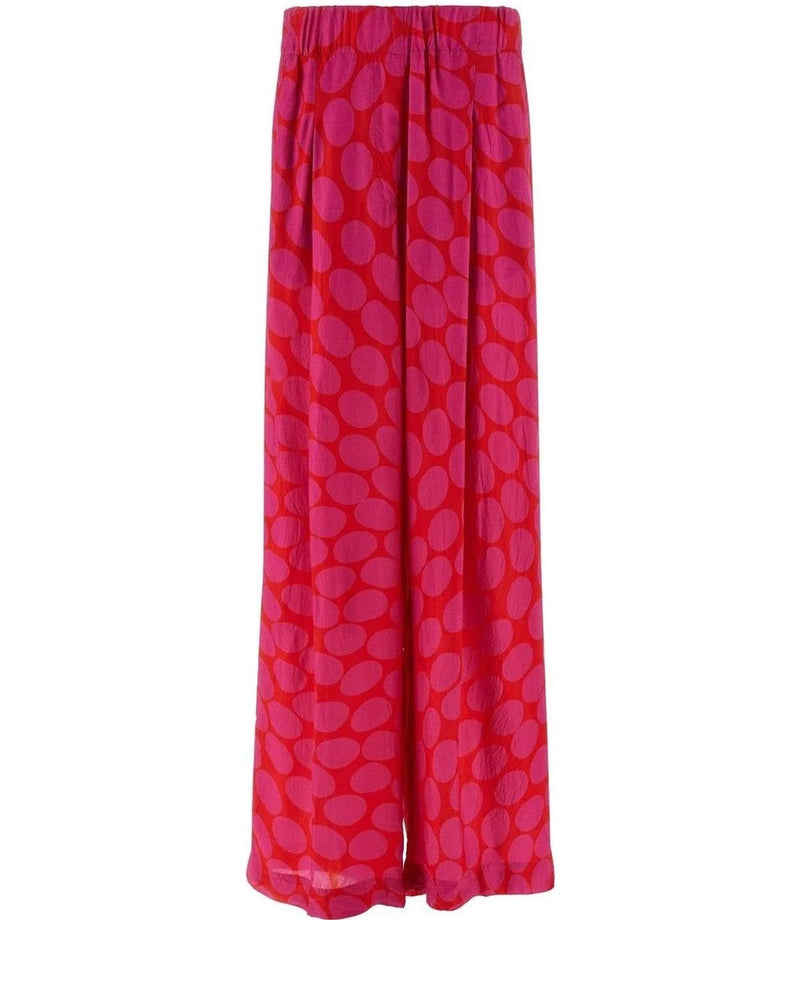 Dries Van Noten Palazzo Pant in pink, Viscose