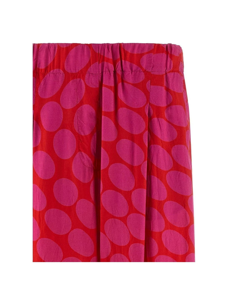 Dries Van Noten Palazzo Pant in pink, Viscose — view 3