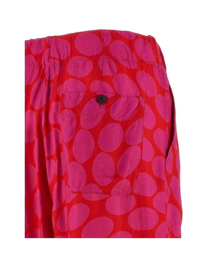Dries Van Noten Palazzo Pant in pink, Viscose — view 4