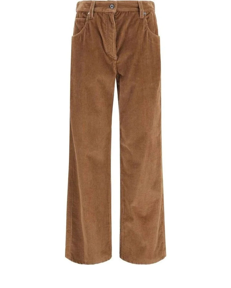 Brunello Cucinelli Trouser in brown, Cotton