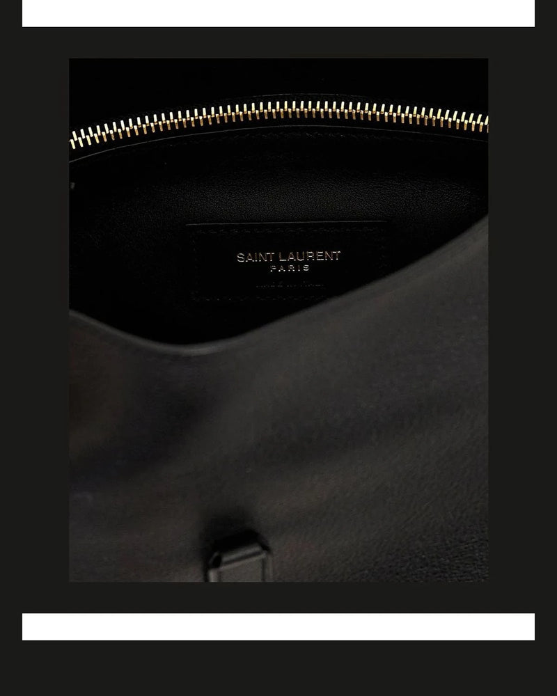 Saint Laurent Shoulder Bag in black, Calf Leather — view 4