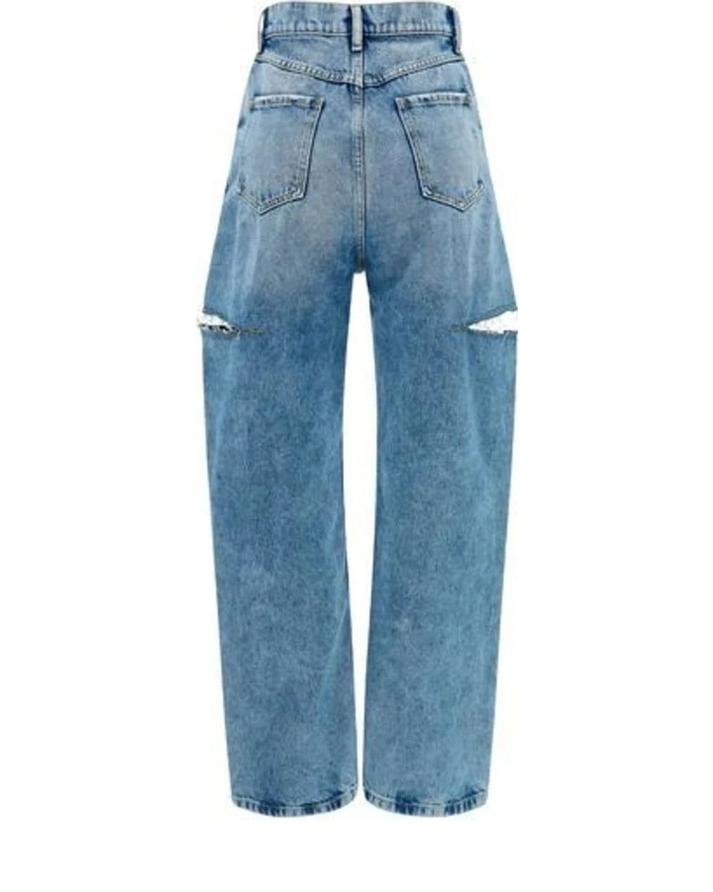 Maison Margiela Jean in blue, Cotton — view 2