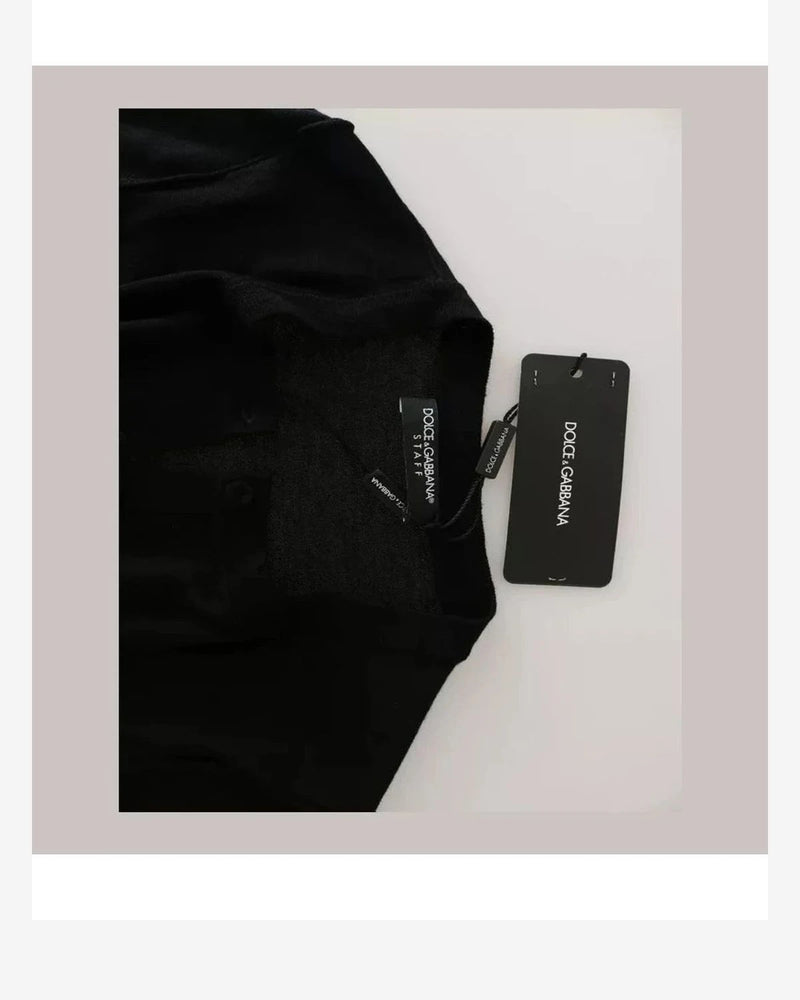 Dolce & Gabbana Blouse in black, Virgin Wool — view 7