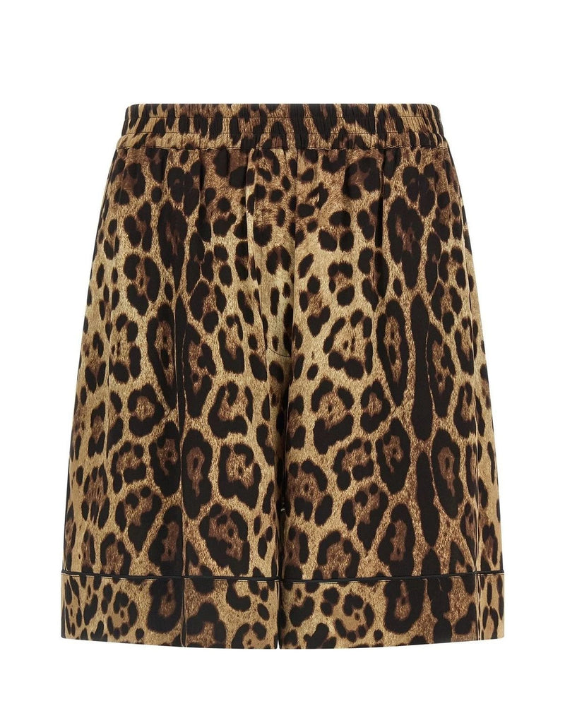 Dolce & Gabbana Bermuda in brown, Silk