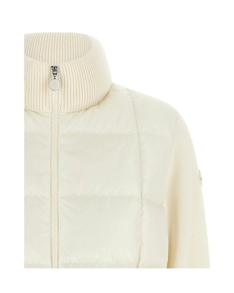 Moncler Puffer Jacket in white, Virgin Wool — view 3