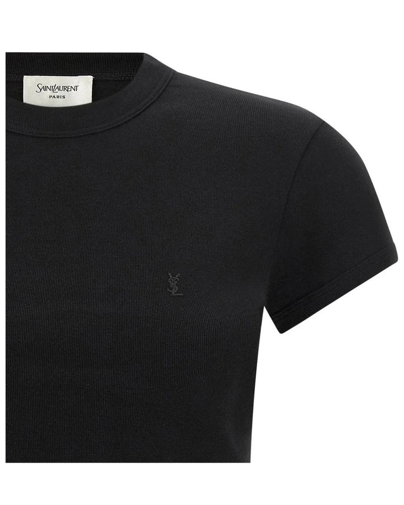 Saint Laurent T-Shirt in black, Cotton — view 3