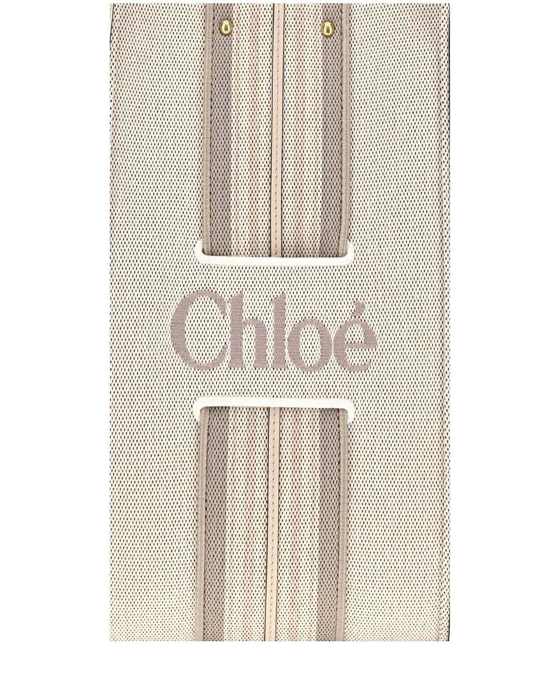 Chloé Tote Bag in beige, Cotton — view 4
