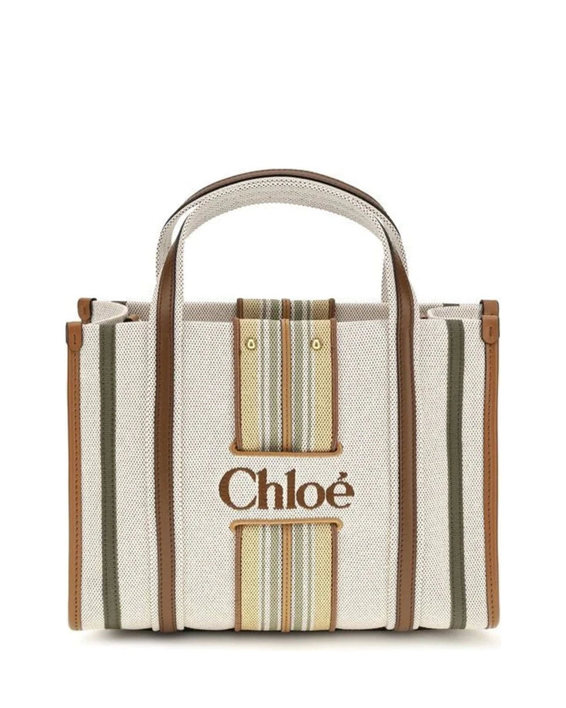 Chloé Tote Bag in beige, Cotton