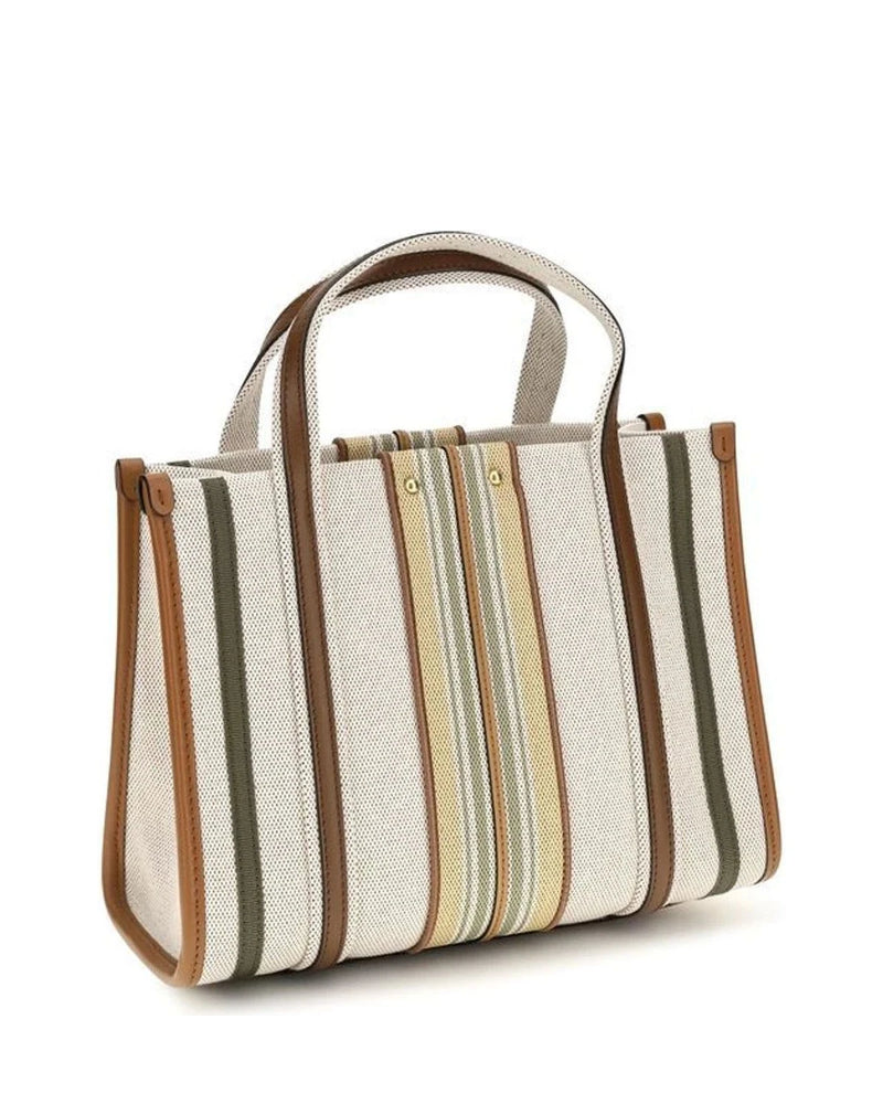 Chloé Tote Bag in beige, Cotton — view 3