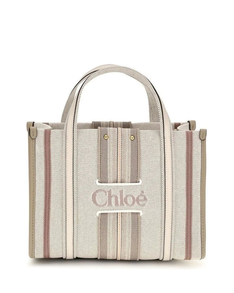 Chloé Tote Bag in beige, Cotton