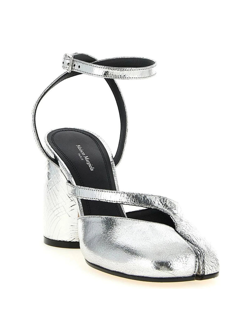 Maison Margiela Pumps in silver, Calfskin Leather — view 2
