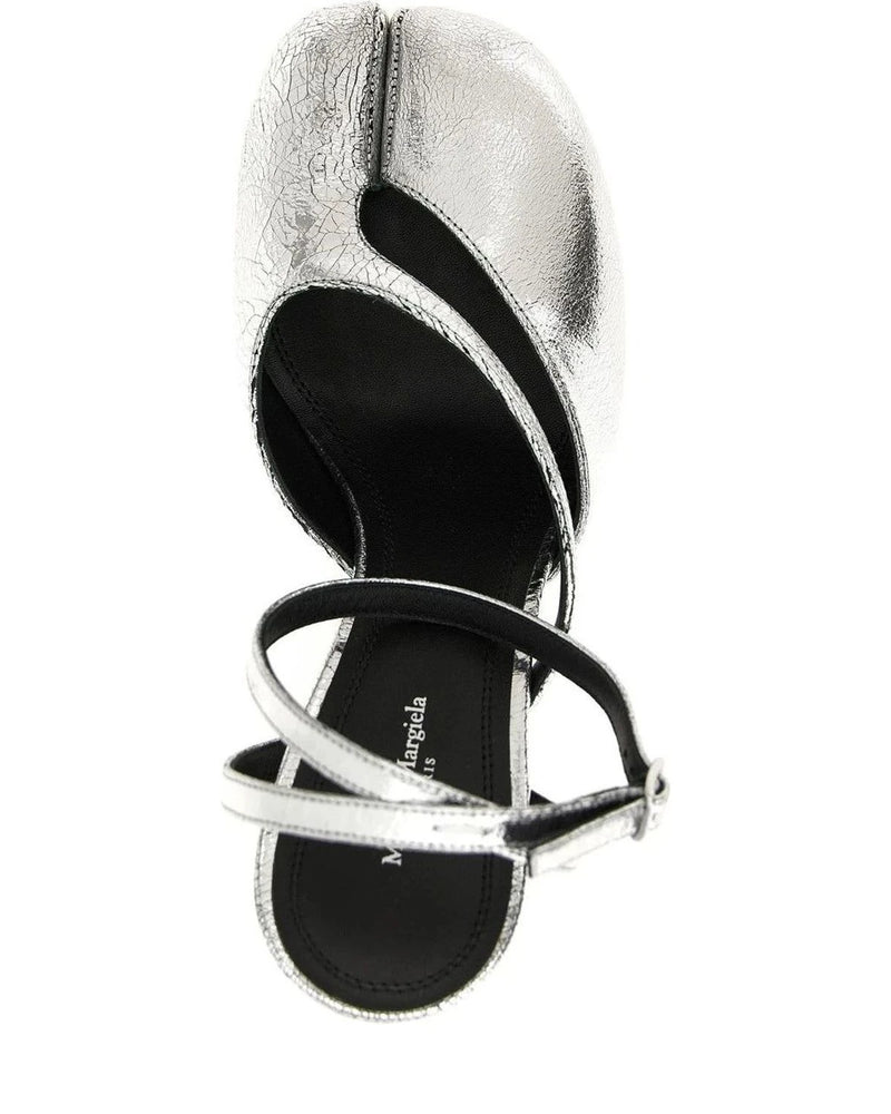 Maison Margiela Pumps in silver, Calfskin Leather — view 4