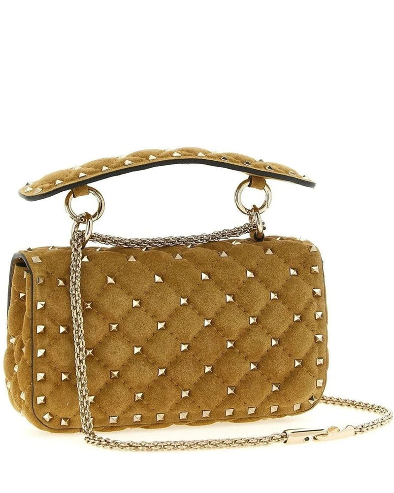 Valentino Garavani Shoulder Bag in beige, Calfskin Leather — view 2