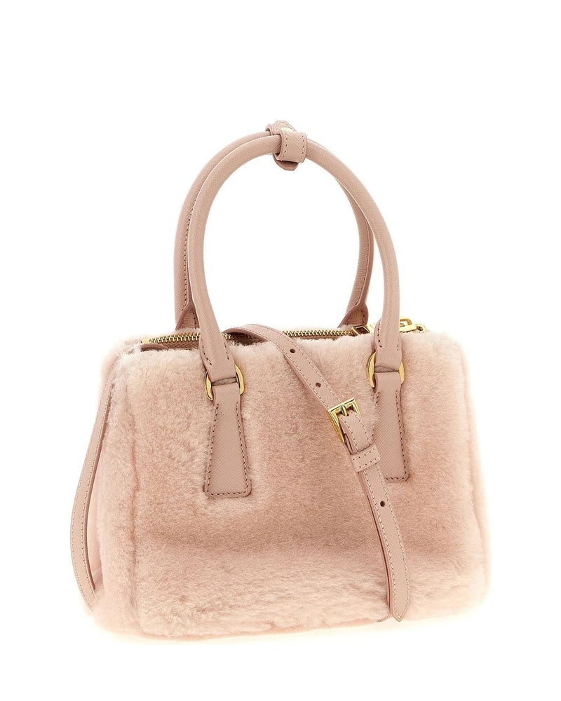 Prada Satchel Bag in pink, Lamb Leather — view 2