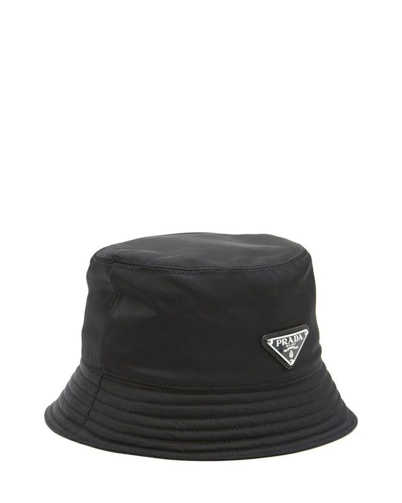 Prada Bucket Hat in black, Nylon — view 2