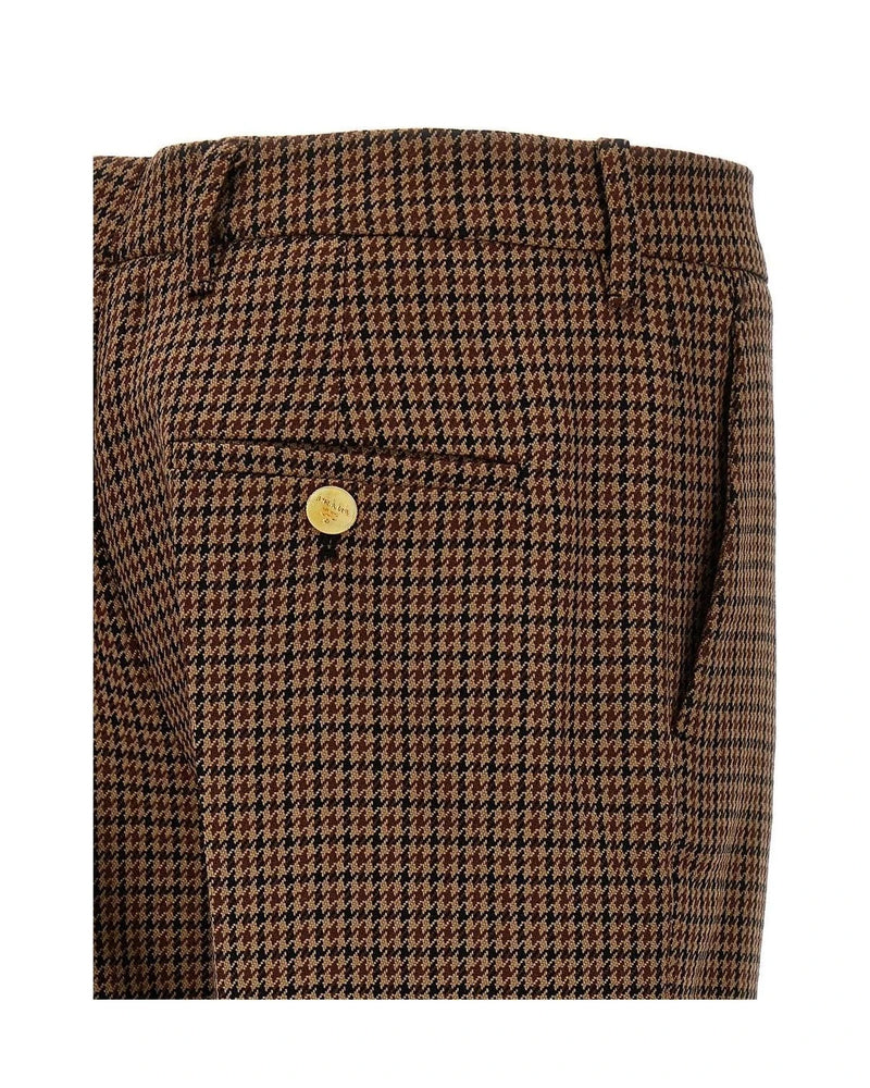 Prada Trouser in brown, Virgin Wool — view 4