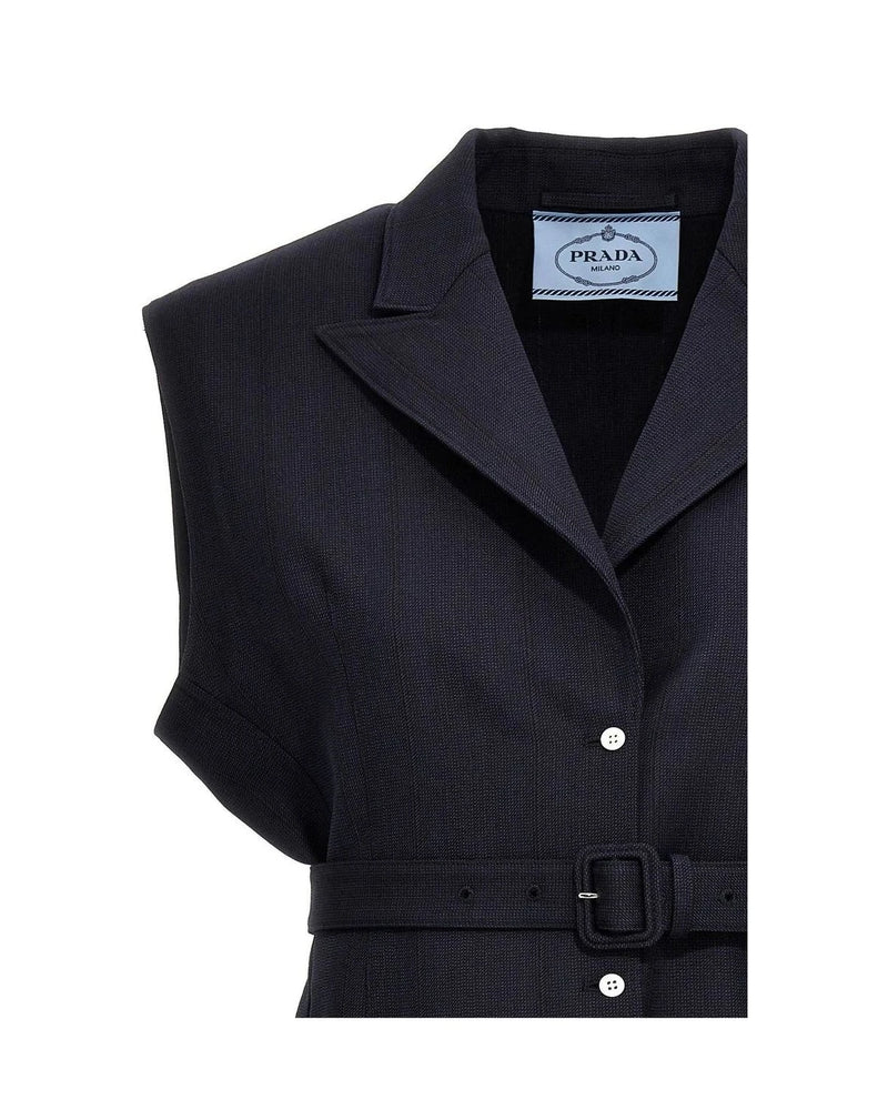 Prada Vest in blue, Virgin Wool — view 3
