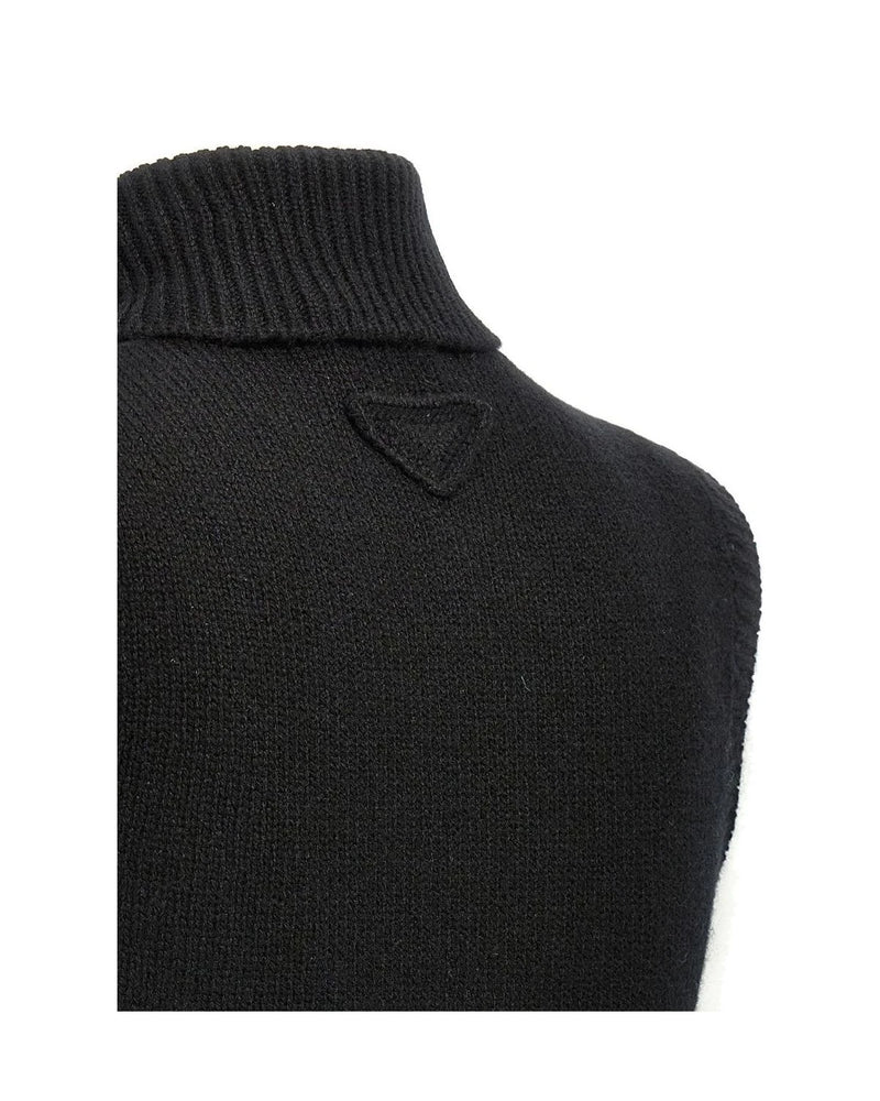 Prada Vest in black, Cashmere — view 4