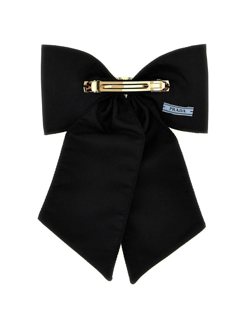 Prada Hair Bows & Bow Clip in black, Brass — view 2