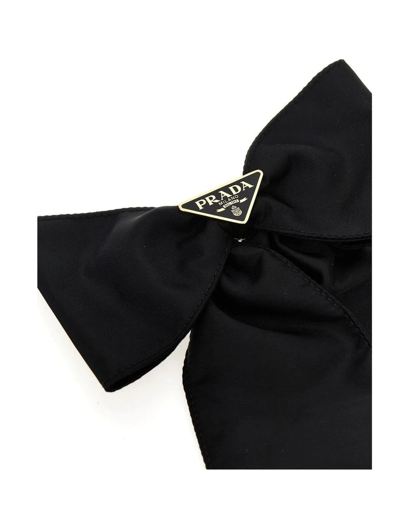 Prada Hair Bows & Bow Clip in black, Brass — view 3
