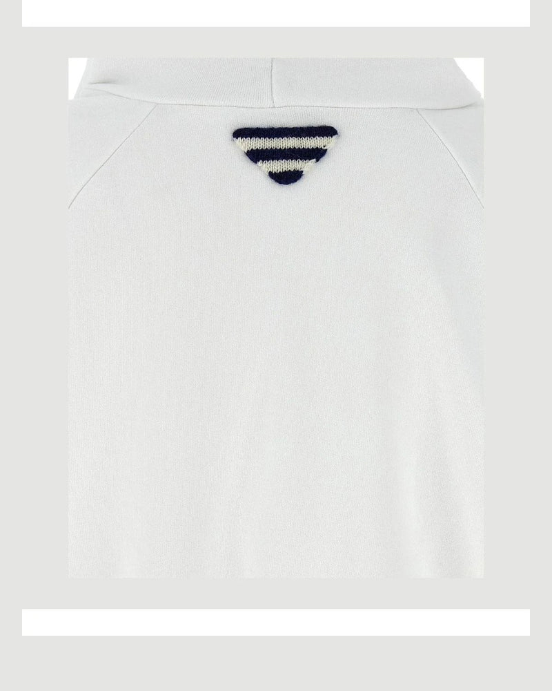 Prada Hoodie in white, Cotton — view 4