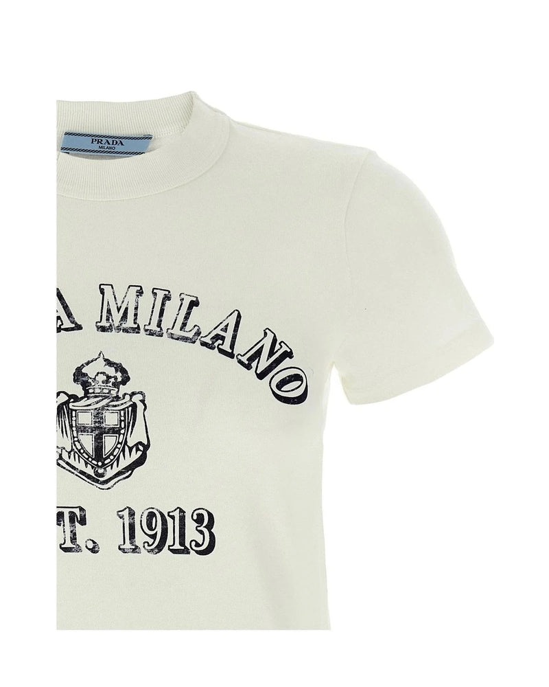 Prada T-Shirt in white, Cotton — view 3