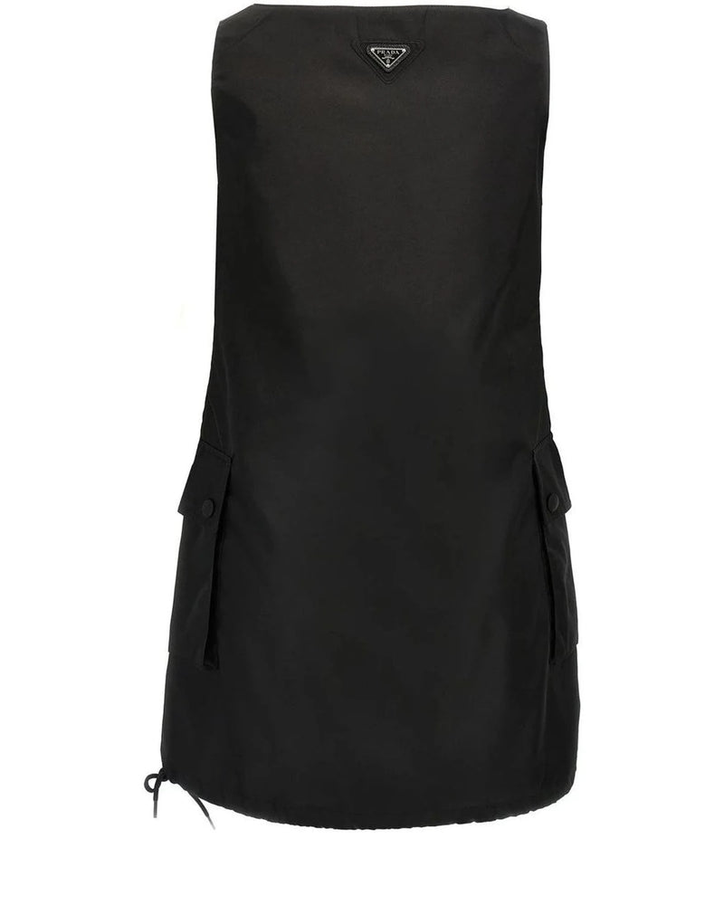Prada Dresse in black, Polyamide — view 2